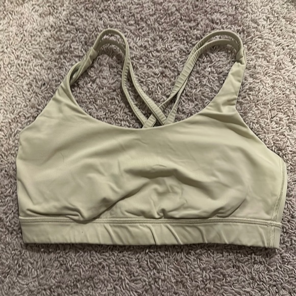 lululemon lime green energy bra - Picture 1 of 2